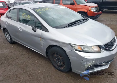 2015 Honda Civic Lx из США, поврежденный, VIN 19XFB2F5XFE099316